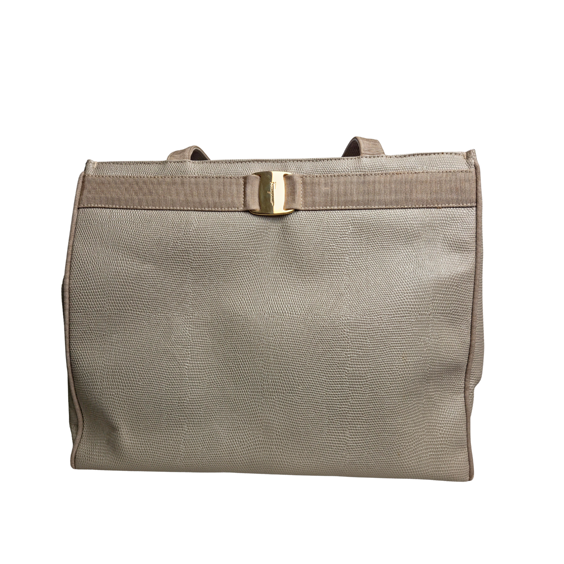 Salvatore Ferragamo Tote Sand Beige
