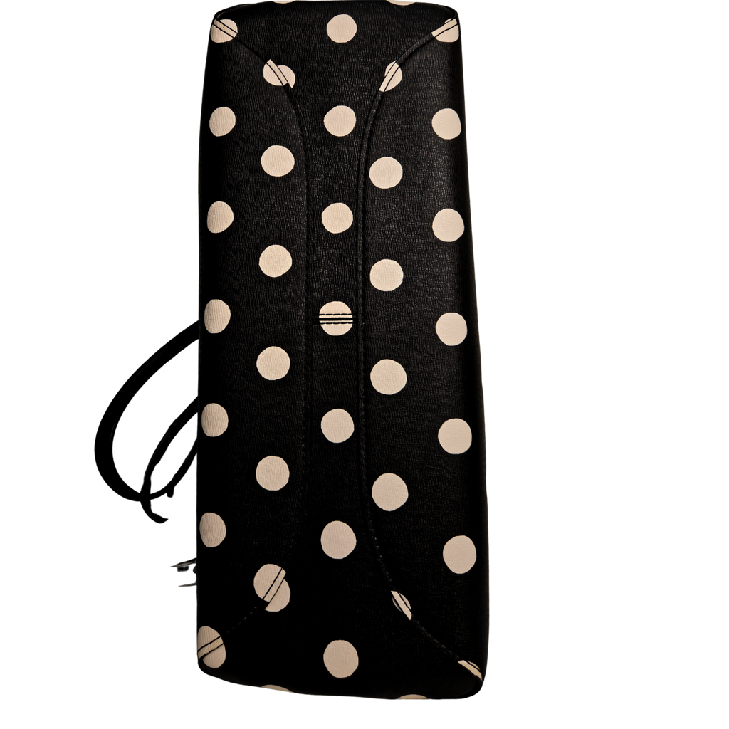 Kate Spade Black with white polka dots