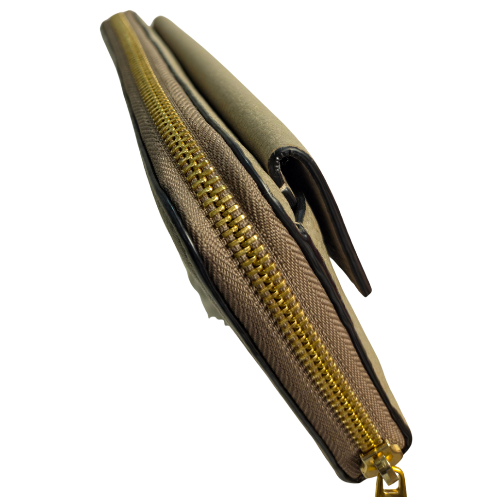 Chloé Long Zipper Wallet Greige