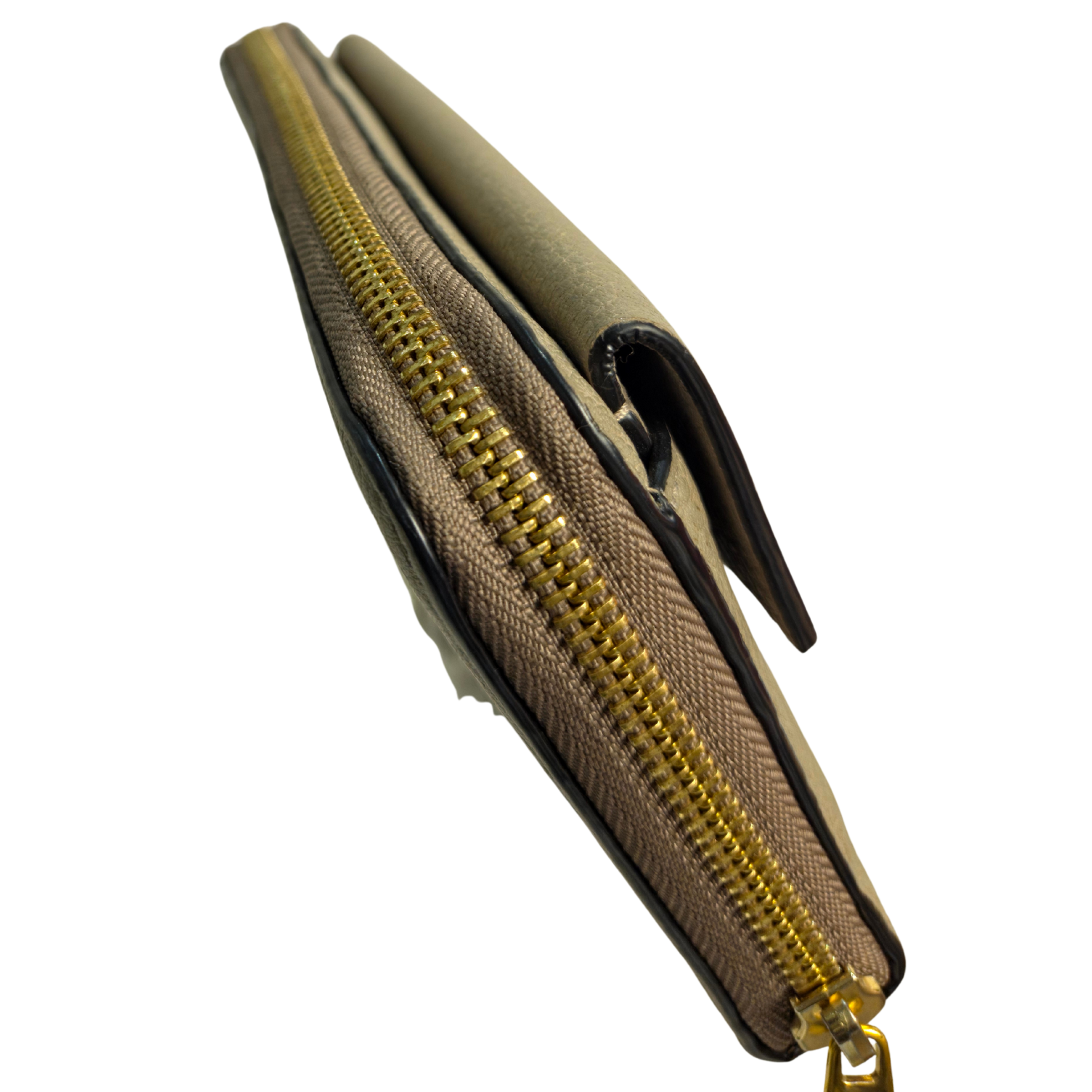 Chloé Long Zipper Wallet Greige