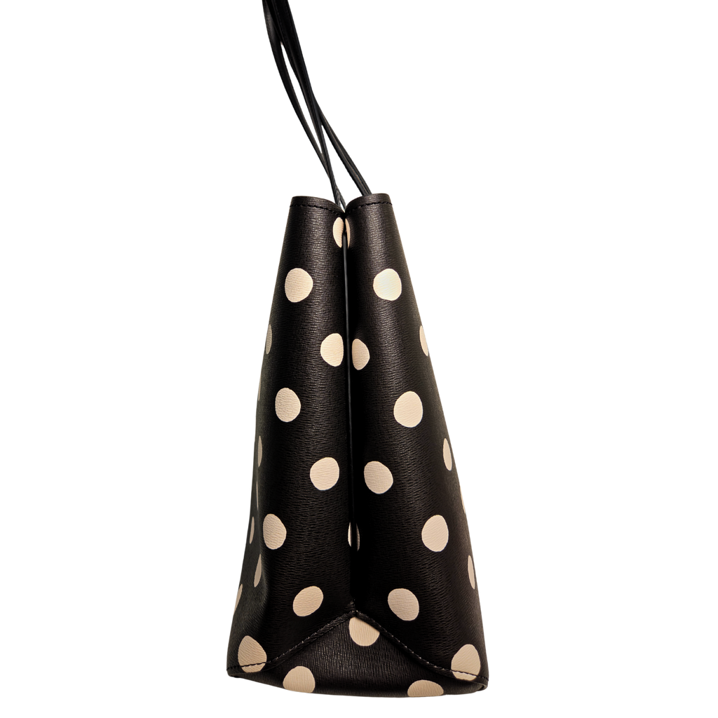 Kate Spade Black with white polka dots
