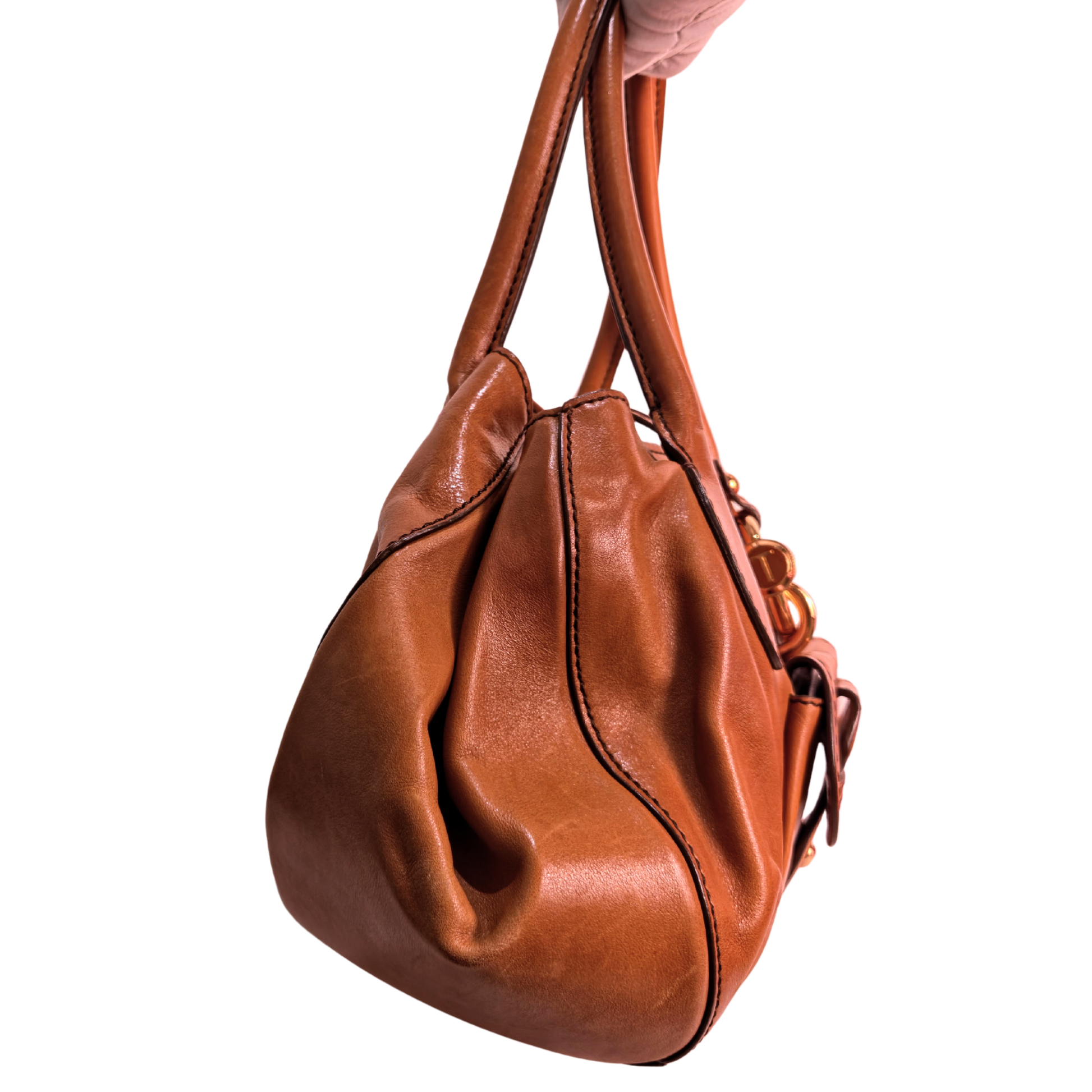 TOD'S Calfskin Peggy Bag