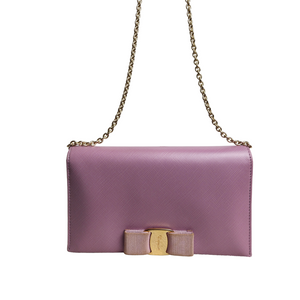 Salvatore Ferragamo Vara Bow Wallet on Chain