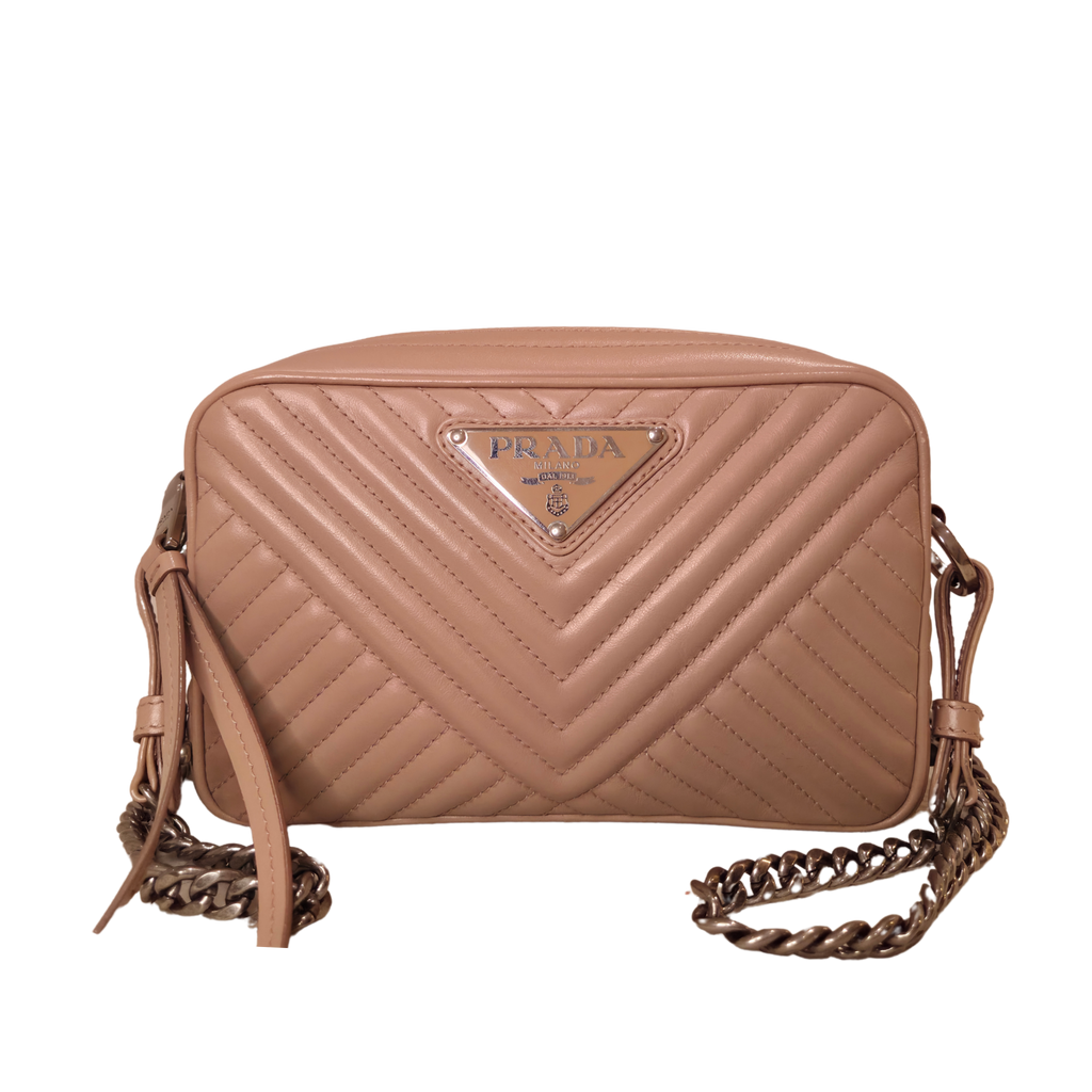 Prada Soft Calfskin Chevron Diagramme