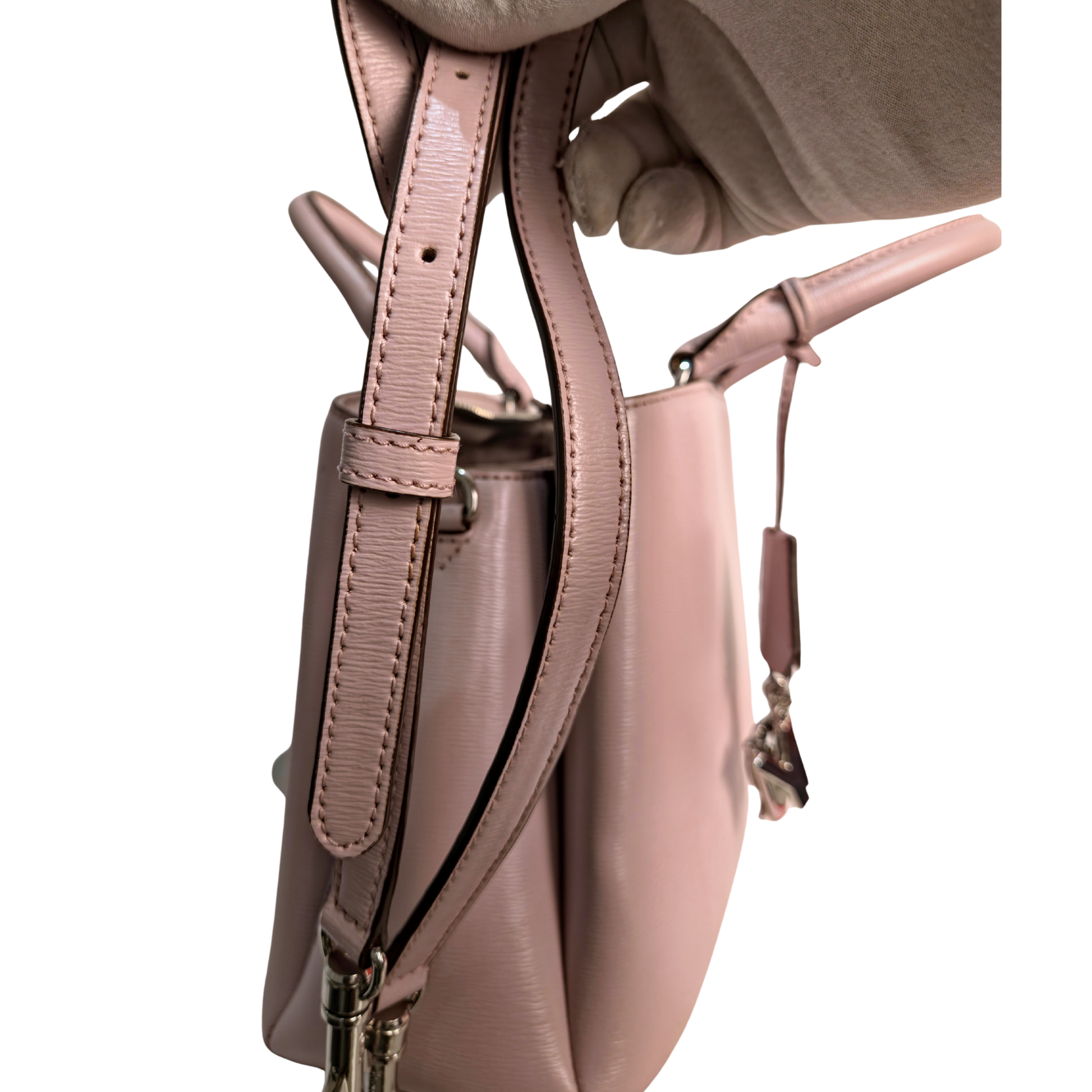 DKNY Paige Medium Leather Satchel