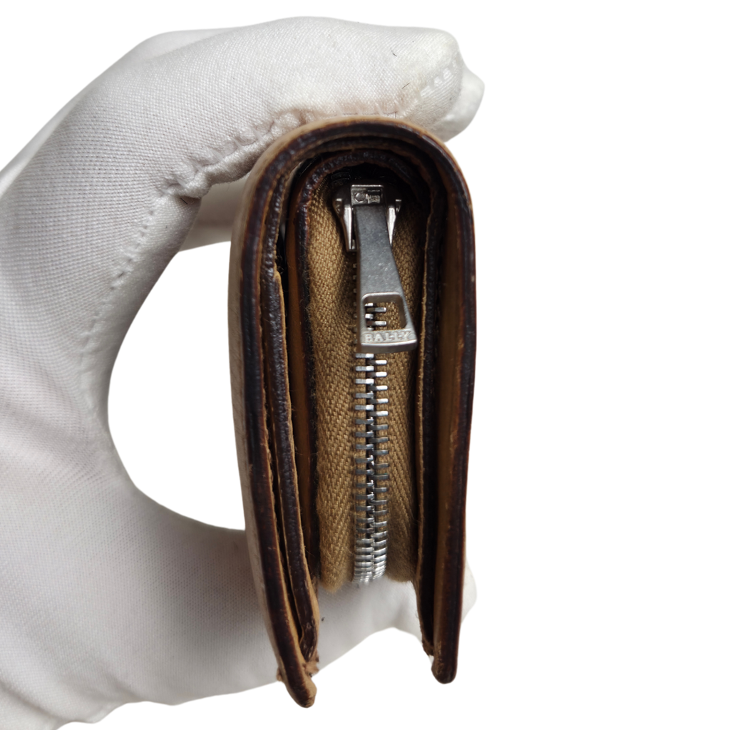 Bally Bi-fold Brown Coin wallet