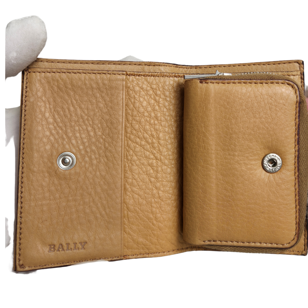 Bally Bi-fold Brown Coin wallet