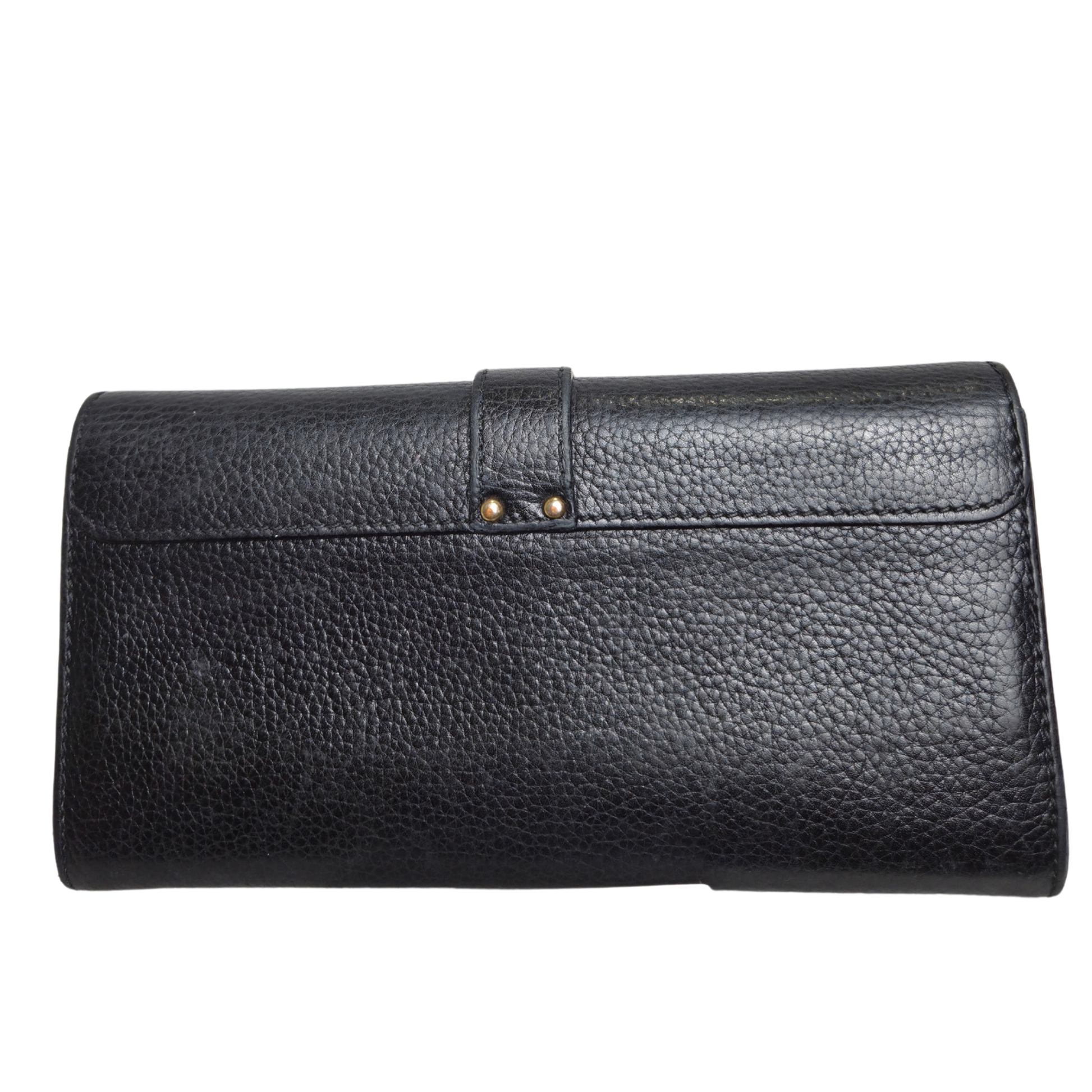 Chloé Paddington Black Leather Long Wallet