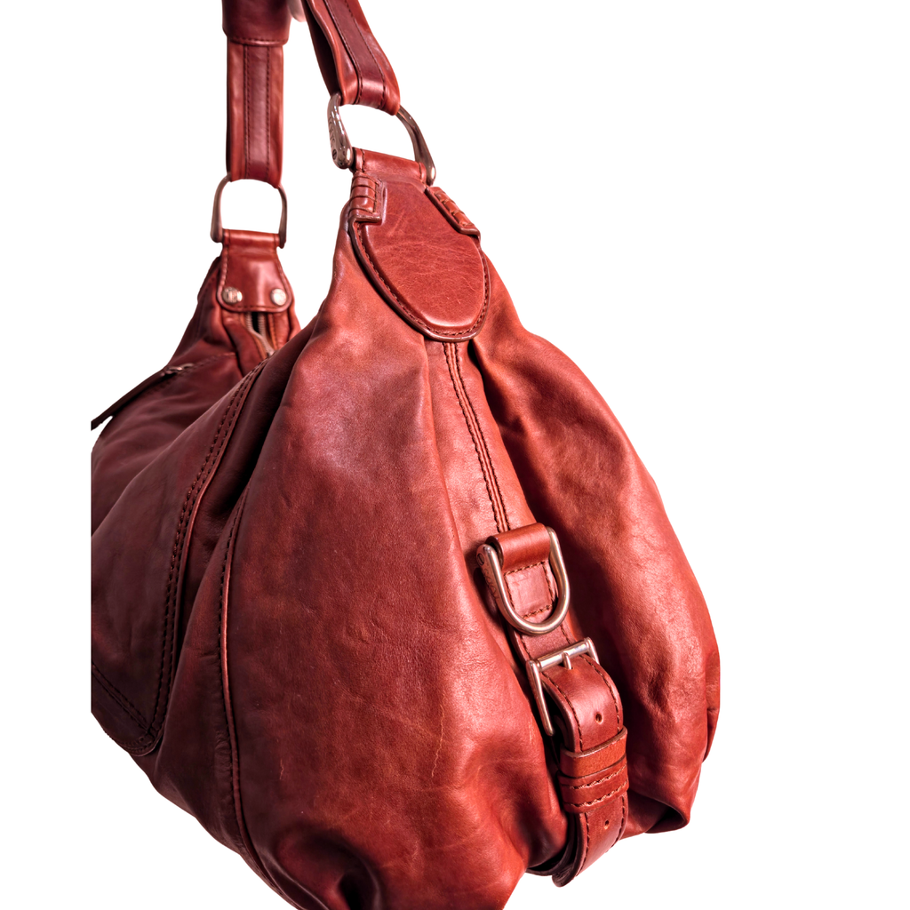Tod's Brown Leather Slouchy Hobo