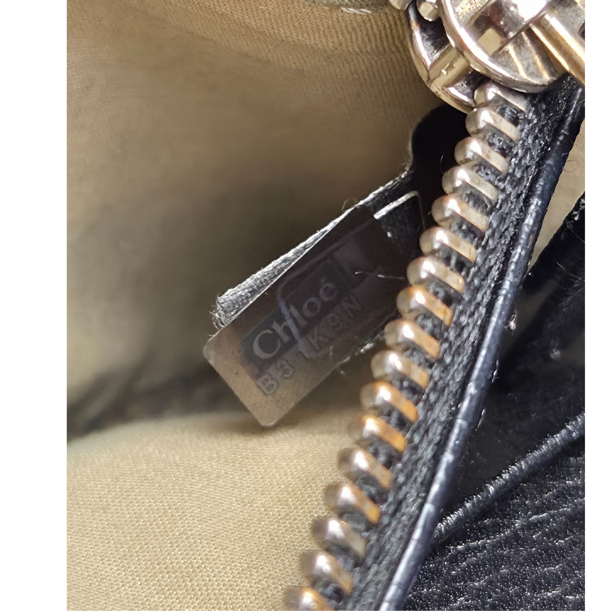 Chloé Paddington Black Leather Long Wallet